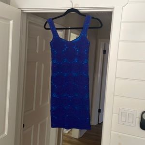Free People Blue Bodycon dress